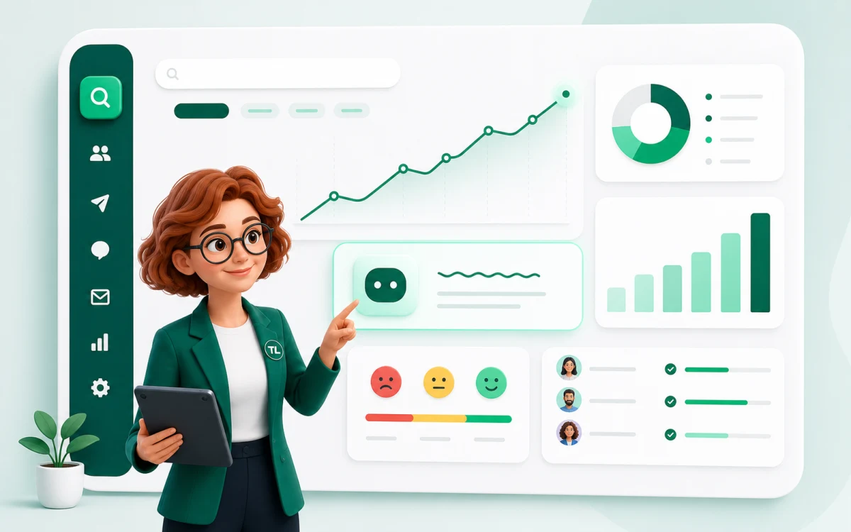Panel de analítica para medir respuestas y escalar campañas